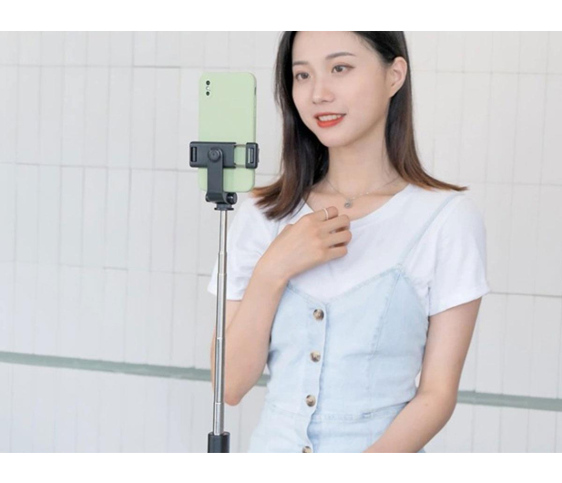 Wozinsky Selfie stick teleskopowy tripod 0.7m na telefon czarny WRY1S - 1487871 - zdjęcie 4